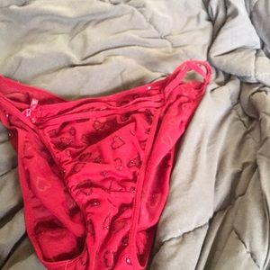 Three pair Enchanted brand undies sparkly and Lacey size 9 they say